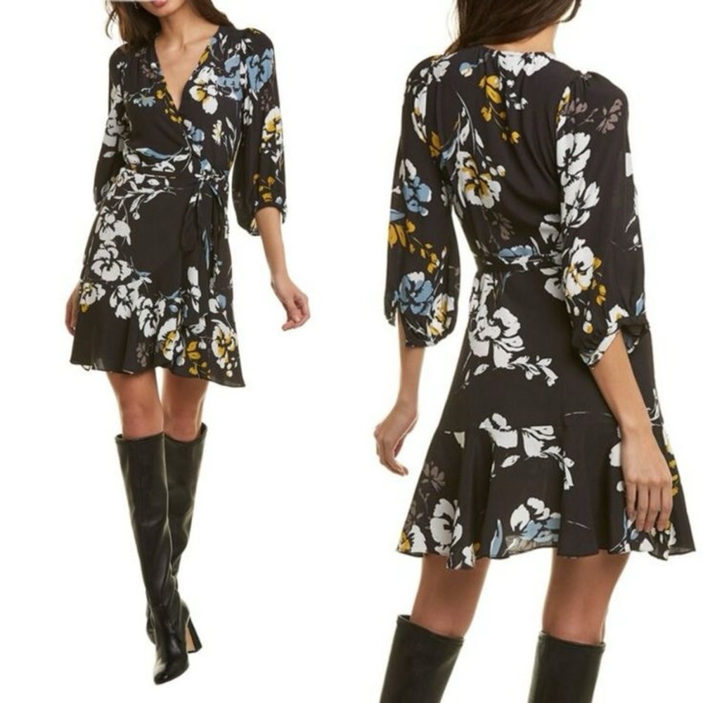 NWT Size MED. ✨ Yumi Kim “Love Wins” Wrap Dress in Love Triangle Black ✨ - Picture 11 of 11